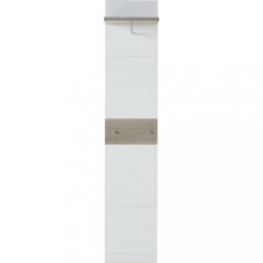   Germania Malou Nelson-tölgy és fehér ruhafogaspanel 39x29,9x19,46 cm