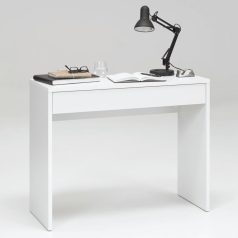   FMD fehér íróasztal széles fiókkal 100 x 40 x 80 cm (428711)