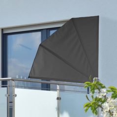  HI fekete poliészter napellenző teraszra 1,2 x 1,2 m (423920)