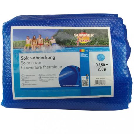 Summer Fun kék polietilén szolártakaró kerek medencéhez 350 cm (428932)