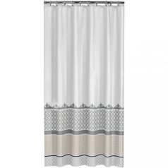   Sealskin Marrakech ezüstszínű zuhanyfüggöny 180 cm (406073)