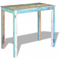   Tömör újrahasznosított fa bárasztal 115 x 60 x 107 cm (243453)