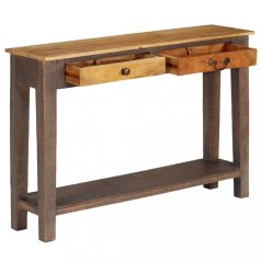   Vintage stílusú tömör fa tálalóasztal 118 x 30 x 80 cm (244966)