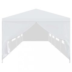 Fehér kerti pavilon 3 x 12 m (91429)