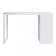 Fehér íróasztal 120 x 60 x 75 cm (245721)