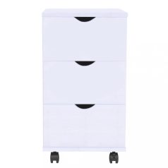 Fehér fiókos szekrény 33 x 45 x 60 cm (245727)