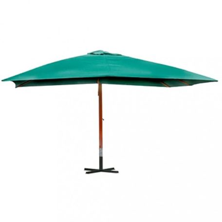 Lebegő napernyő Melia 300 x 400 cm zöld (40079)