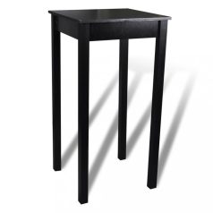 Fekete MDF bárasztal 55 x 55 x 107 cm (240379)