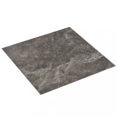   Fekete márvány öntapadó PVC padló burkolólap 5,11 m² (144870)