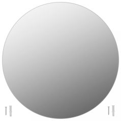Kör alakú keret nélküli üveg tükör 80 cm (283654)