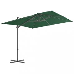 Zöld kültéri napernyő hordozható talppal (276336)