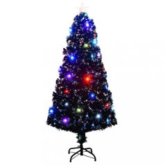   Optikai szálas műkarácsonyfa talppal/LED fénnyel 150 cm (284301)