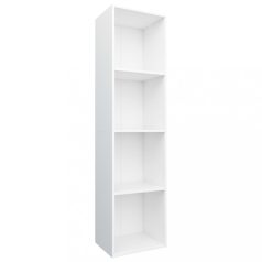   Fehér forgácslap könyv-/TV-szekrény 36 x 30 x 143 cm    (800144)