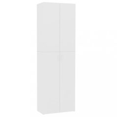 Fehér szerelt fa irodaszekrény 60 x 32 x 190 cm (800297)