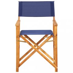 Kék tömör akácfa rendezői szék (45952)