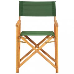 Zöld tömör akácfa rendezői szék (45953)