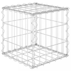   Kocka alakú acélhuzal gabion magaságyás 30 x 30 x 30 cm (145648)