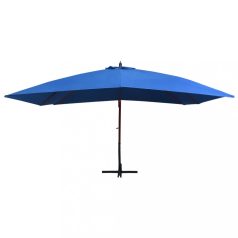 Kék függő napernyő farúddal 400 x 300 cm (47123)