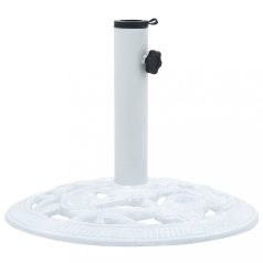 Fehér öntöttvas napernyőtalp 9 kg 40 cm (47864)