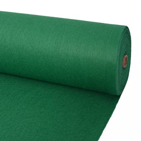 Zöld sima felületű kiállítási szőnyeg 1,2 x 12 m (287677)