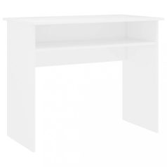 Fehér forgácslap íróasztal 90 x 50 x 74 cm (801170)