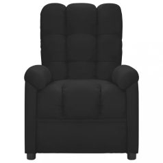 Fekete szövet dönthető fotel (289798)