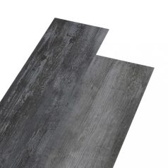   Fényes szürke nem öntapadó PVC padlóburkoló lapok 2 mm 5,26 m² (146571)