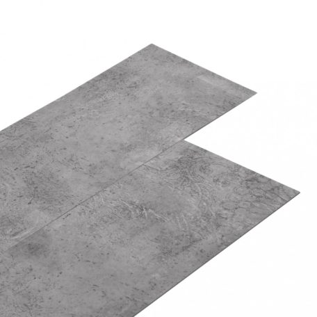 Cement barna nem öntapadó PVC padlóburkoló lapok 3 mm 4,46 m² (146583)