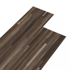   Csíkos barna 2 mm-es öntapadó PVC padlóburkolat 5,02 m² (146603)