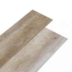   Koptatott fa nem öntapadó PVC padlóburkoló lapok 2 mm 5,26 m² (146606)