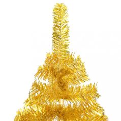   Aranyszínű PET műkarácsonyfa állvánnyal 150 cm (321009)