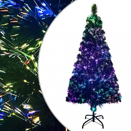 Zöld száloptikás műkarácsonyfa állvánnyal 120 cm (321026)