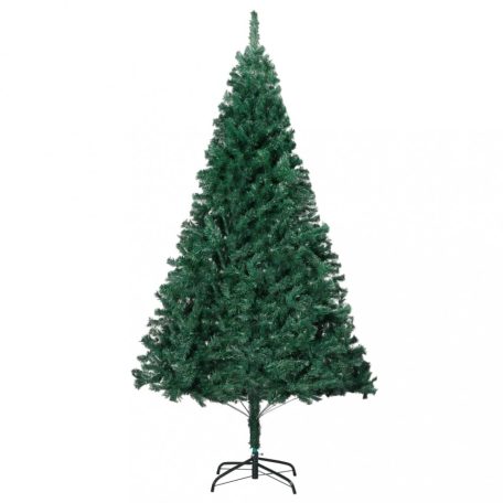 Zöld PVC műkarácsonyfa vastag ágakkal 180 cm (321035)