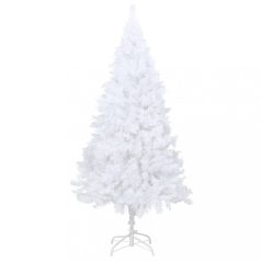 Fehér PVC műkarácsonyfa vastag ágakkal 150 cm (321038)