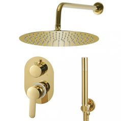 Aranyszínű rozsdamentes acél zuhanyzórendszer (147722)