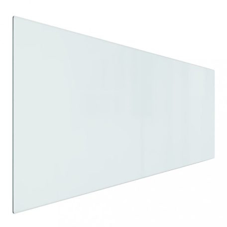 Téglalap alakú kandalló-üveglap 120 x 50 cm