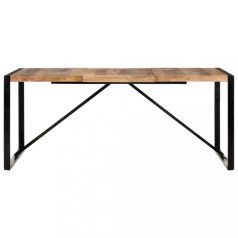   Paliszander felületű tömör fa étkezőasztal 180 x 90 x 75 cm (321542)