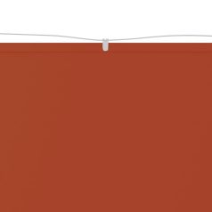   Terrakotta oxford-szövet függőleges napellenző 100 x 1200 cm