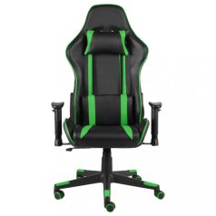 Zöld PVC forgó gamer szék (20480)
