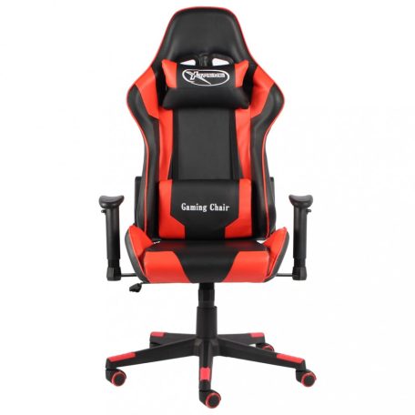 Piros PVC forgó gamer szék (20491)