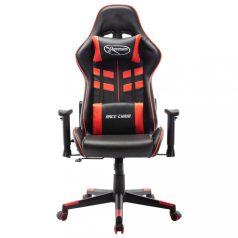 Fekete és piros műbőr gamer szék (20503)