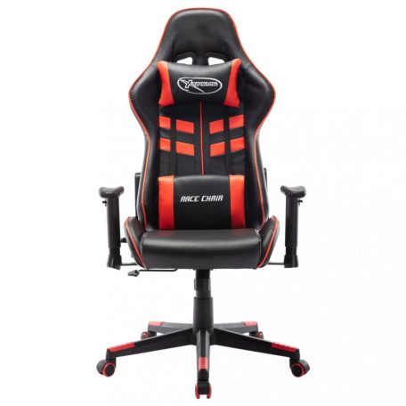 Fekete és piros műbőr gamer szék (20503)