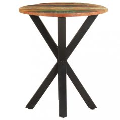   Tömör újrahasznosított fa kisasztal 48 x 48 x 56 cm (320658)
