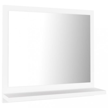 Fehér forgácslap fürdőszobai tükör 40 x 10,5 x 37 cm (804553)