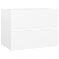   Fehér forgácslap mosdószekrény 60 x 38,5 x 45 cm (804737)