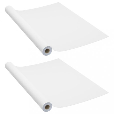 2 db fehér öntapadó PVC ajtófólia 500 x 90 cm (3059651)