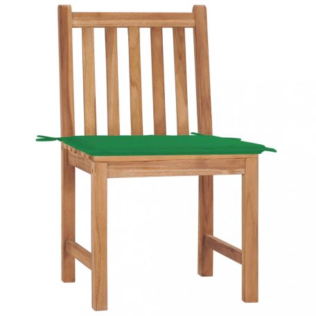 2 db tömör tíkfa kerti szék párnával (3062921)
