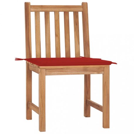 2 db tömör tíkfa kerti szék párnával (3062922)
