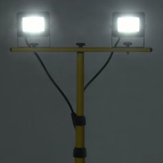   Hideg fehér fényű háromlábú LED-es reflektor 2 x 10 W (149658)