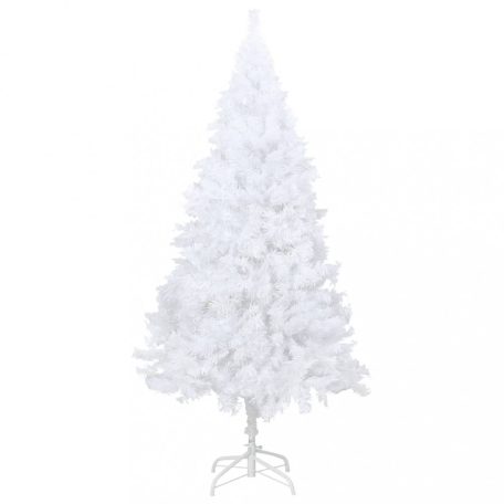 Fehér PVC műkarácsonyfa vastag ágakkal 120 cm (328426)